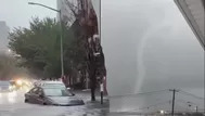 EE. UU.: fuertes tormentas inundan Nueva York
