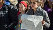 Paro escolar nacional en Estados Unidos. Foto: AFP