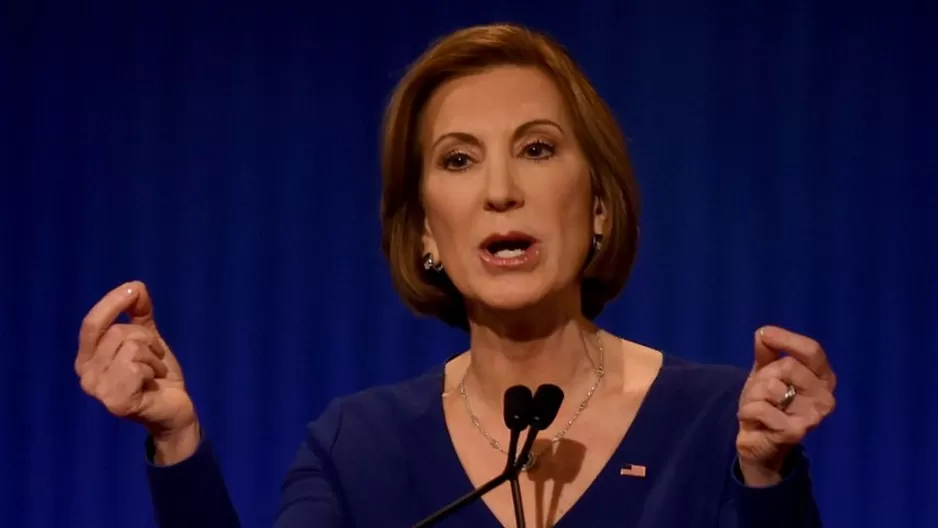 Carly Fiorina, ex presidenta de Hewlett-Packard. (Vía: AFP)