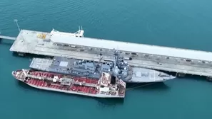 Un destructor de EE.UU. cruzó el Canal de Panamá rumbo al Caribe como parte de un operativo contra el narcotráfico. Video: Canal N