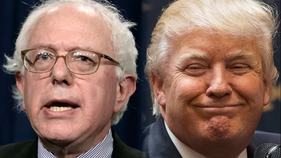 Trump y Sanders. Foto: georgetown.edu