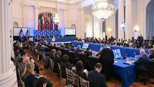 La Organización de los Estados Americanos (OEA) en una sesión especial de la Asamblea General en su sede en Washington DC, Estados Unidos. Foto: AFP. Video. Canal N
