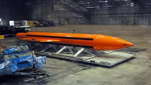 Bomba GBU-43 Massive Ordnance Air Blast (MOAB). Foto: Referencial/EFE