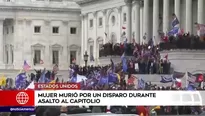 Una mujer murió luego de recibir un impacto de bala en el Capitolio. América Noticias