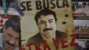 Un poster de &#039;El Chapo&#039; Guzm&aacute;n. (V&iacute;a: AFP)