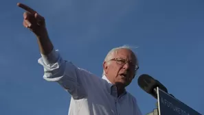 Bernie Sanders promete combatir a Donald Trump (Vía: AFP)