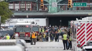 Al menos tres muertos dejó el jueves un accidente de tren en Nueva Jersey, en tanto las autoridades confirmaron más de 100 heridos, muchos de ellos graves. (Vía: AFP)