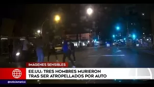 EE.UU.: Tres hombres murieron tras ser atropellado por auto