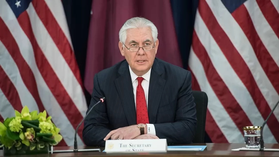 Rex Tillerson, secretario de Estado de EE.UU. Foto: AFP