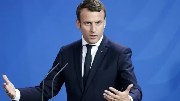 Emmanuel Macron, presidente de Francia. Foto: AFP