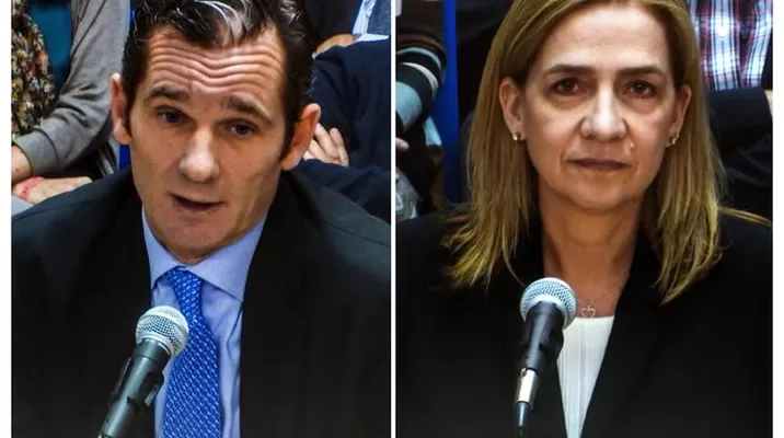 Infanta Cristina de España y su esposo Iñaki Urdangarin. Foto: EFE Infanta Cristina de España y su esposo Iñaki Urdangarin. Foto: EFE
