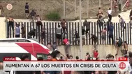 España: aumenta a 67 los muertos tras crisis en Ceuta