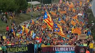 Disturbios en Barcelona, España. Video: Canal N / Foto: AFP