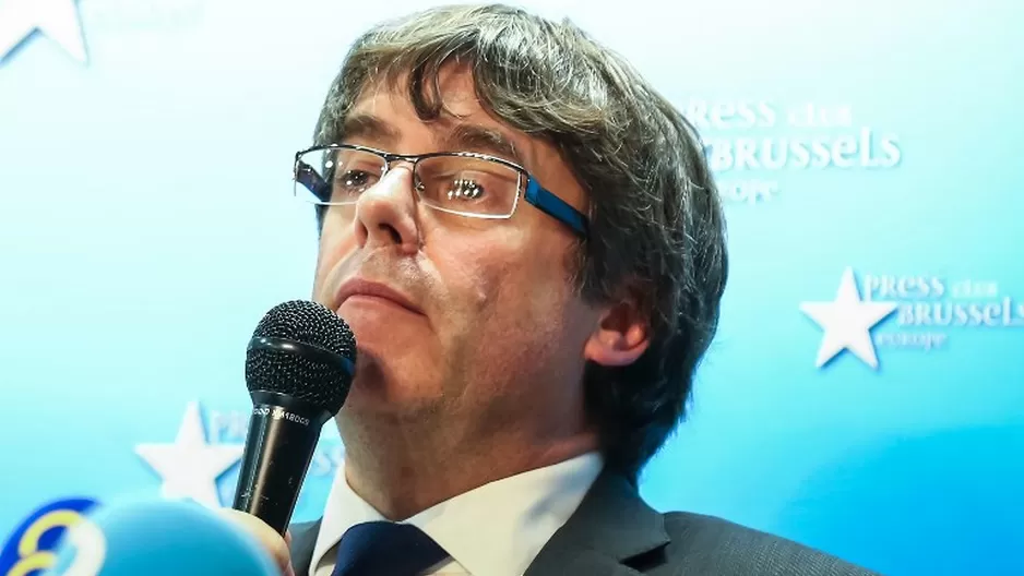 Carles Puigdemont, destituido presidente de Cataluña. Foto: AFP