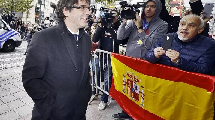 Carles Puigdemont, destituido presidente de Cataluña. Foto: AFP Carles Puigdemont, destituido presidente de Cataluña. Foto: AFP