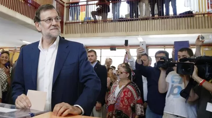 Mariano Rajoy, presidente del Gobierno español y candidato a la reelección por el Partido Popular. Foto: EFE Mariano Rajoy, presidente del Gobierno español y candidato a la reelección por el Partido Popular. Foto: EFE