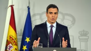 Presidente del Gobierno de España, Pedro Sánchez, baraja la posibilidad de adelantar las elecciones. (Foto y video: AFP)