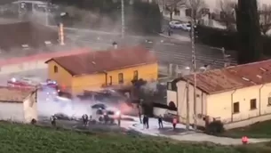 Ocurrió en Navarra. Foto-Video: Canal N