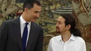   Pablo Iglesias dijo que Felipe VI ha visto "razonable" su propuesta de coalición de izquierdas / Foto: AFP