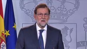 Rajoy impugna referéndum de independencia en Cataluña. Video: AFP