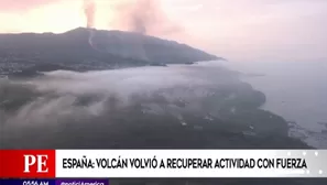 Volcán de La Palma volvió a recuperar actividad con fuerza. Video: América