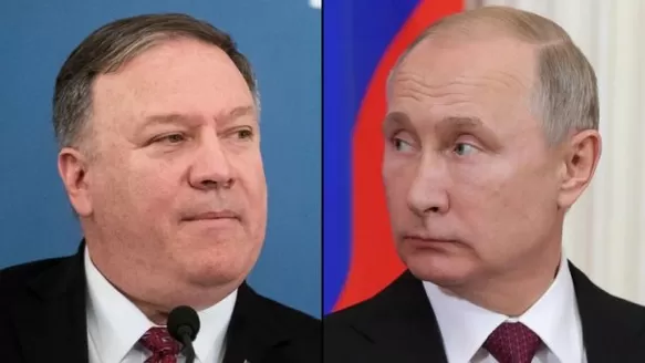 El jefe de la diplomacia de Estados Unidos, Mike Pompeo, acusó el lunes a Rusia de agravar las tensiones en Venezuela con su presencia militar para apoyar al "régimen de Nicolás Maduro". Foto: Infobae