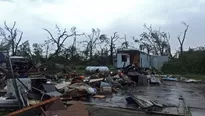 Estados Unidos: al menos 4 muertos tras una serie de tornados e inundaciones. Foto: EFE