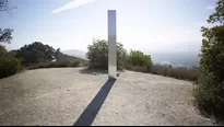 Estados Unidos: Aparece otro monolito metálico en la cima de una montaña de California. Foto: Atascadero News / Video: RT