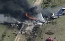 Estados Unidos: Avión con 21 pasajeros se estrelló en Texas - Noticias de tiroteo-texas