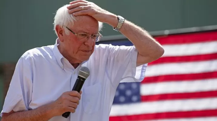 Bernie Sanders suspendió su campaña electoral por un bloqueo arterial. Foto: EFE Bernie Sanders suspendió su campaña electoral por un bloqueo arterial. Foto: EFE