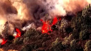 Estados Unidos: Evacúan a miles de residentes mientras los incendios se propagan en California. Foto: AFP