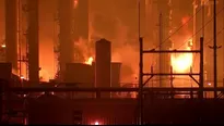 Explosi&oacute;n en planta petroqu&iacute;mica de Texas. Foto: AFP/Video: Canal N