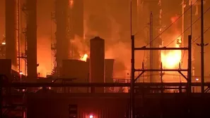 Explosi&oacute;n en planta petroqu&iacute;mica de Texas. Foto: AFP/Video: Canal N