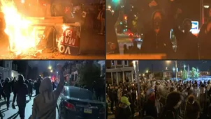 Estados Unidos: Filadelfia vivió segunda noche de protestas por la muerte de afroestadounidense a manos de la Policía. Foto: AFP