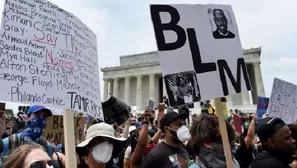 Estados Unidos: Nueva jornada de protestas contra el racismo y por el asesinato de George Floyd. Foto: AFP