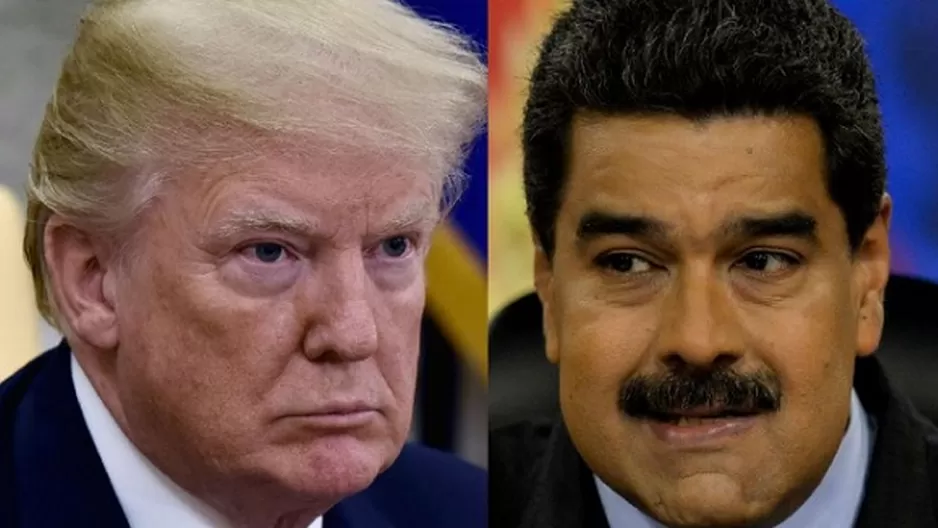 Donald Trump y Nicolás Maduro. Foto: EFE