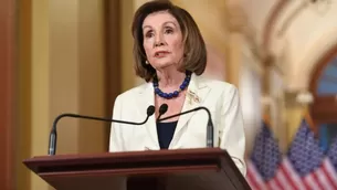 Nancy Pelosi, presidenta de la Cámara de Representantes de Estados Unidos. Foto y video: AFP