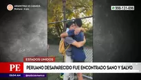 Peruano desaparecido fue encontrado sano y salvo en Estados Unidos. Foto y video: América Noticias