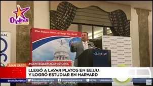 Peruano en Estados Unidos logró estudiar en Universidad de Harvard. Foto: América Noticias