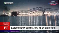 Estados Unidos: Puente en Baltimore colapsó tras ser impactado por barco