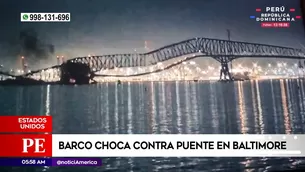 Puente colapsó en Estados Unidos. Foto y video: América Noticias