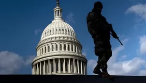 Estados Unidos refuerza seguridad del Capitolio ante una nueva amenaza extremista. Foto: AFP