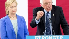 Sanders respalda a Clinton para presidenciales de EEUU. (Vía: AFP)