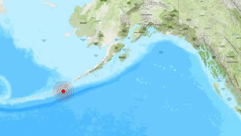 Estados Unidos: sismo de magnitud 5,4 sacude Alaska. Foto: USGS