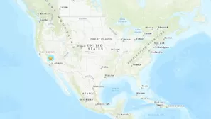 Estados Unidos: Sismo de magnitud 5.8 sacude California. Foto: USGS