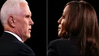 Estados Unidos: El tenso pero cortés debate entre Pence y Harris que contrasta con el de Trump y Biden. Foto: AFP