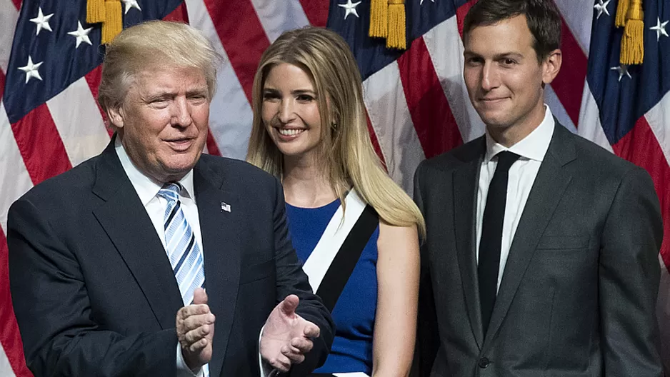 Donald Trump y Jared Kushner. Foto: AFP