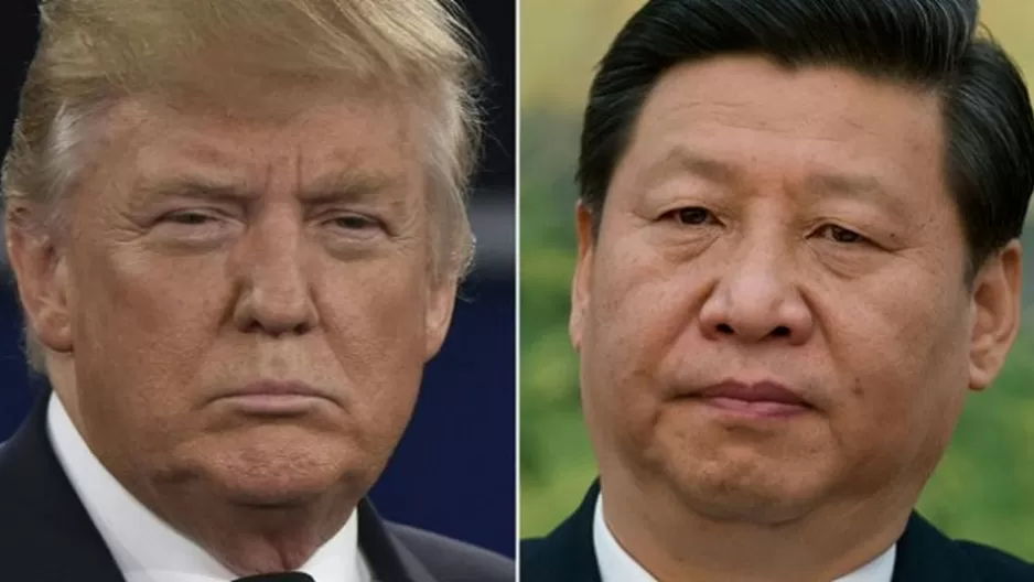 Donald Trump y Xi Jinping. Foto: AFP