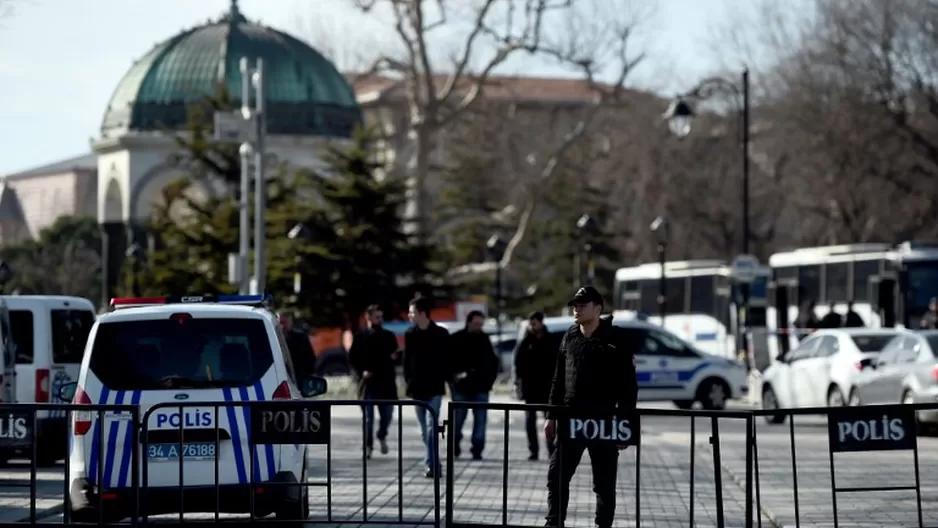 Atentado terrorista en barrio tur&iacute;stico de Estambul deja varios muertos. Foto: AFP.