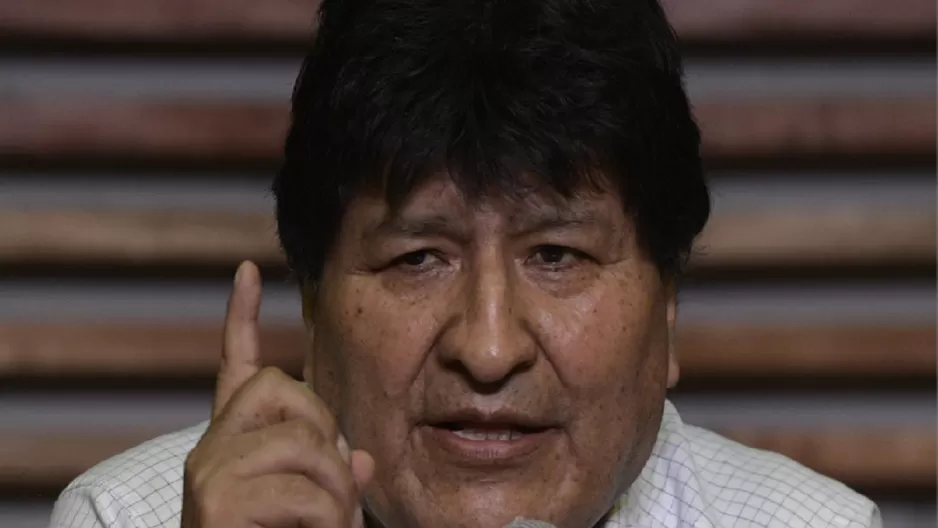 Evo Morales, expresidente de Bolivia. Foto: AFP